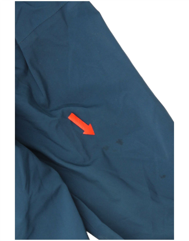 Rohan Mens Hooded Windbreaker Jacket UK 38 Medium Blue Polyamide