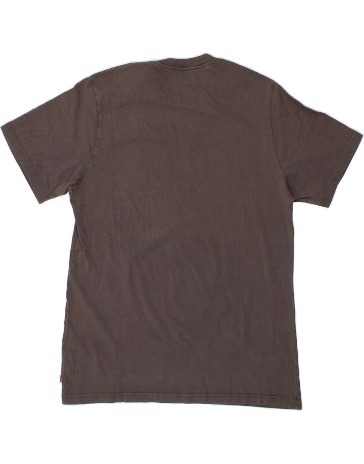 LEVI'S Mens Graphic T-Shirt Top Medium Grey Vintage Levi's and Second-Hand Levi's from Messina Hembry 