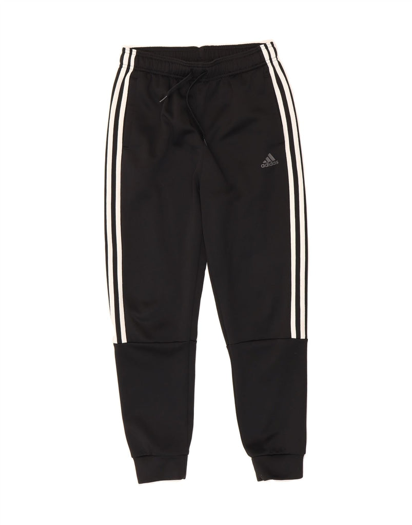 ADIDAS Boys Aeroready Tracksuit Trousers Joggers 13-14 Years Black Vintage Adidas and Second-Hand Adidas from Messina Hembry 
