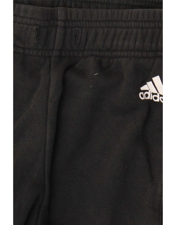 Adidas Mens Tracksuit Trousers Joggers Small  Black Cotton