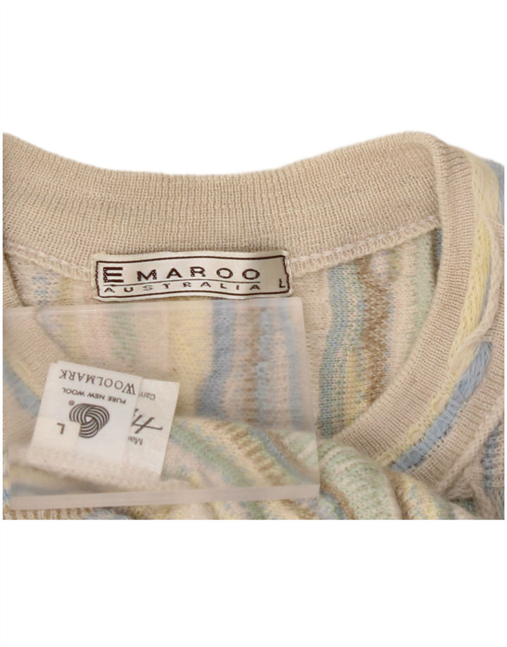 EMAROO AUSTRALIA Womens Cardigan Sweater UK 14 Large Multicoloured