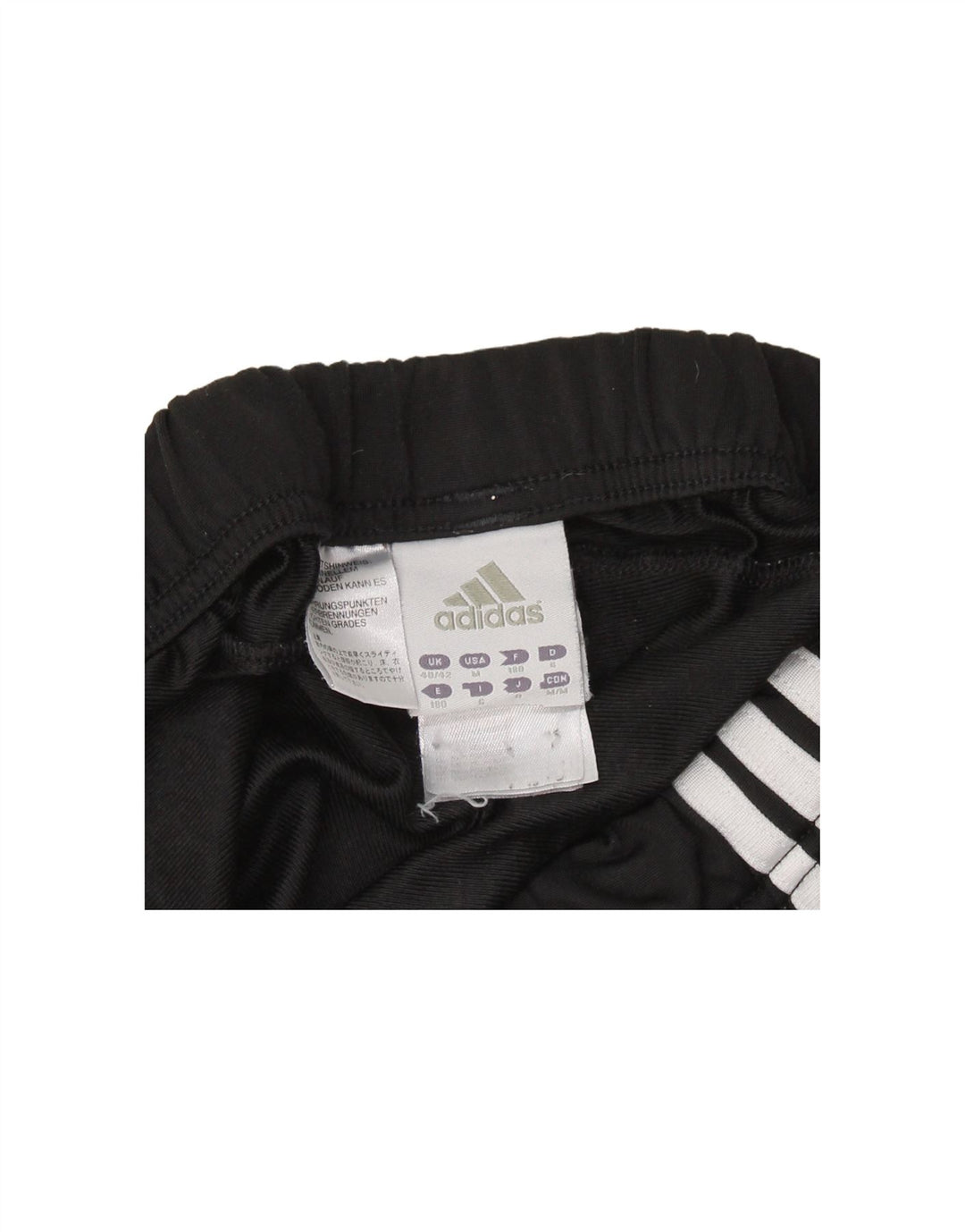 ADIDAS Mens Tracksuit Trousers Joggers UK 40/42 Medium Black Polyester Vintage Adidas and Second-Hand Adidas from Messina Hembry 