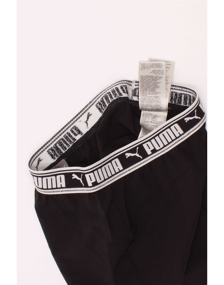 Puma Girls Graphic Sport Shorts 9-10 Years Black Polyester