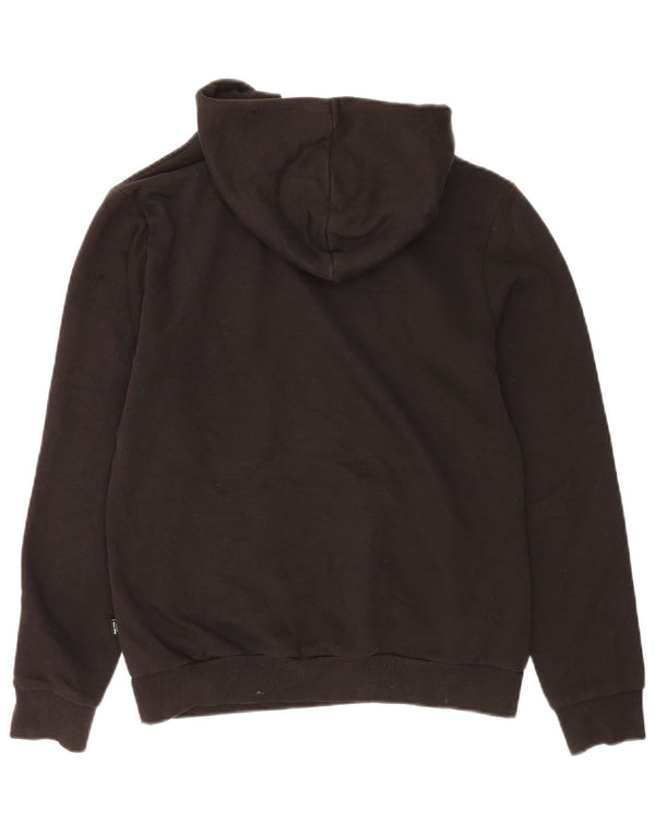 Puma Mens Graphic Hoodie Jumper Small Black Cotton