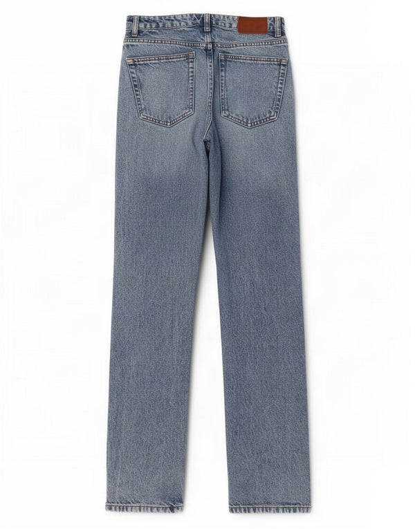 Zara Womens Straight Jeans EU 38 Small W28 L32 Blue Cotton