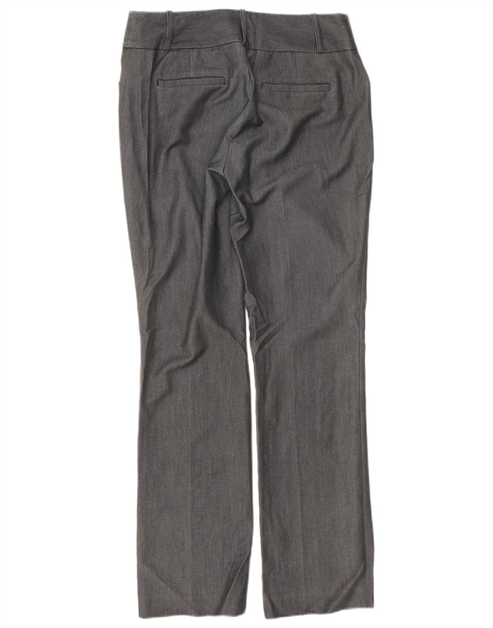 CALVIN KLEIN Womens Straight Casual Trousers US 6 Medium W32 L32 Grey