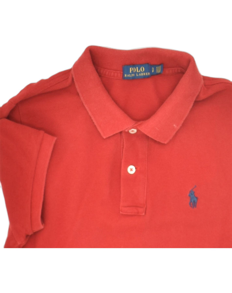 POLO RALPH LAUREN Mens Polo Shirt Small Red Cotton | Vintage Polo Ralph Lauren | Thrift | Second-Hand Polo Ralph Lauren | Used Clothing | Messina Hembry 