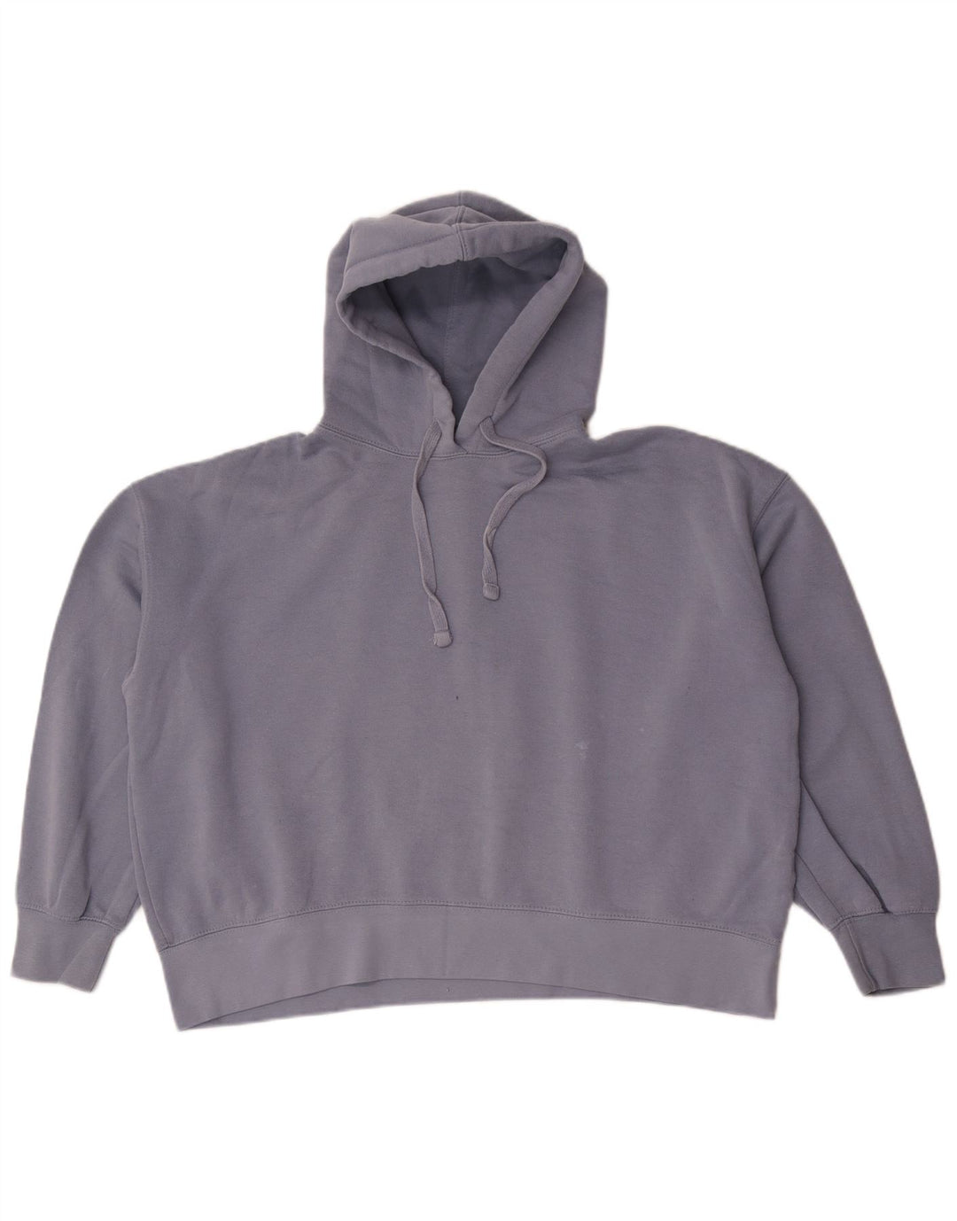 Zara Womens Oversized Hoodie Jumper UK 10 Small Blue Polyester
