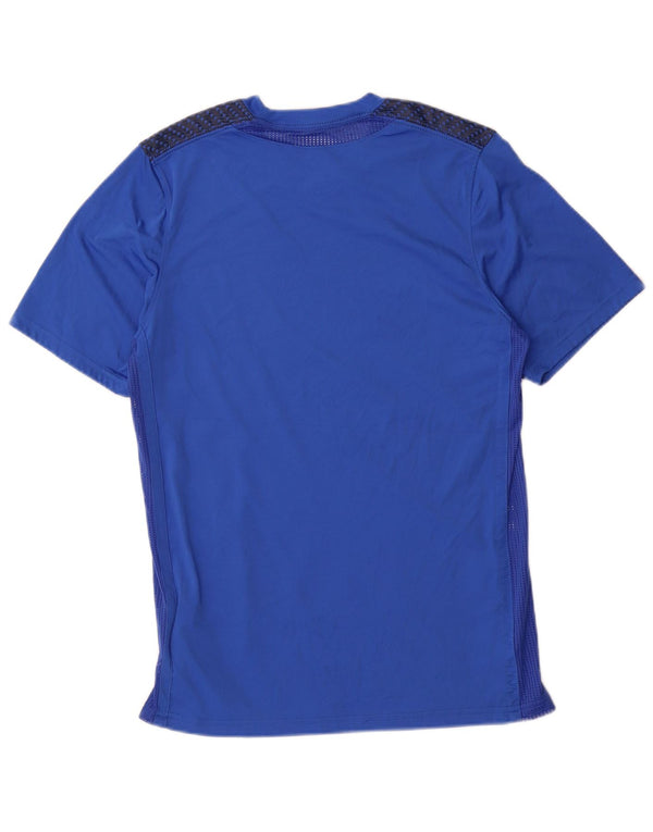 Nike Mens Dri Fit Graphic T-Shirt Top Medium Blue Polyester