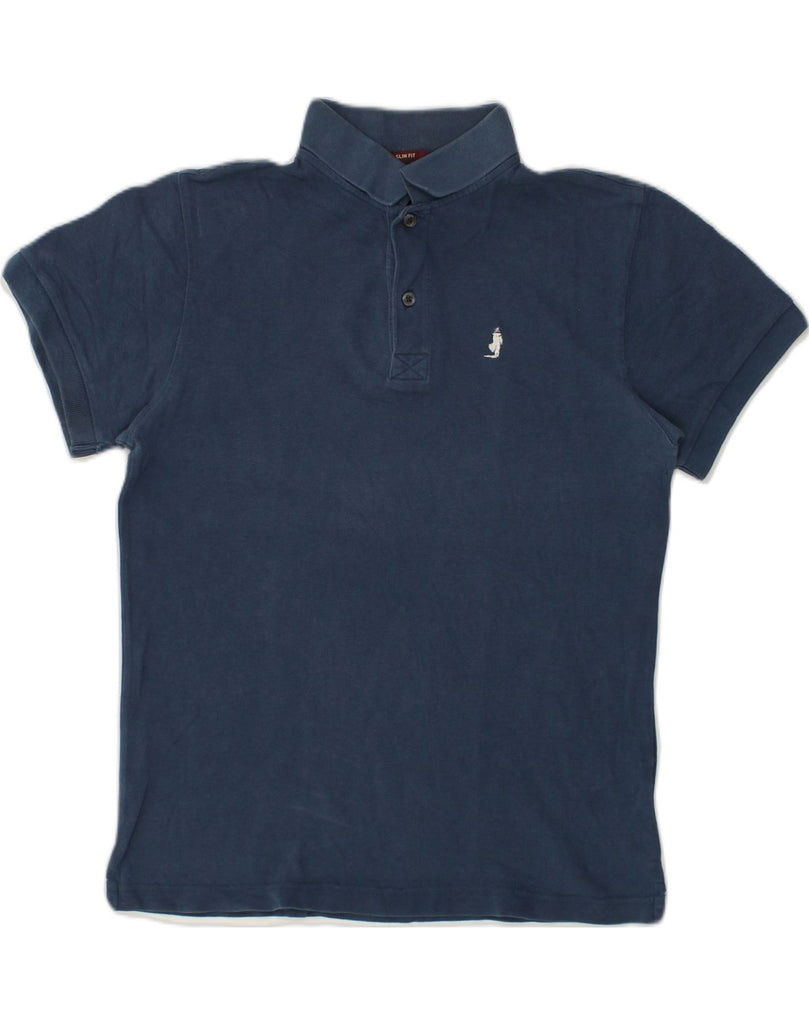 MARLBORO CLASSICS Mens Slim Fit Polo Shirt Small Navy Blue | Vintage Marlboro Classics | Thrift | Second-Hand Marlboro Classics | Used Clothing | Messina Hembry 