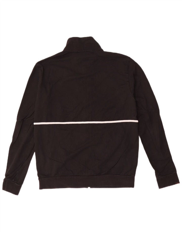 Emporio Armani Mens Graphic Tracksuit Top Jacket Medium Black Cotton