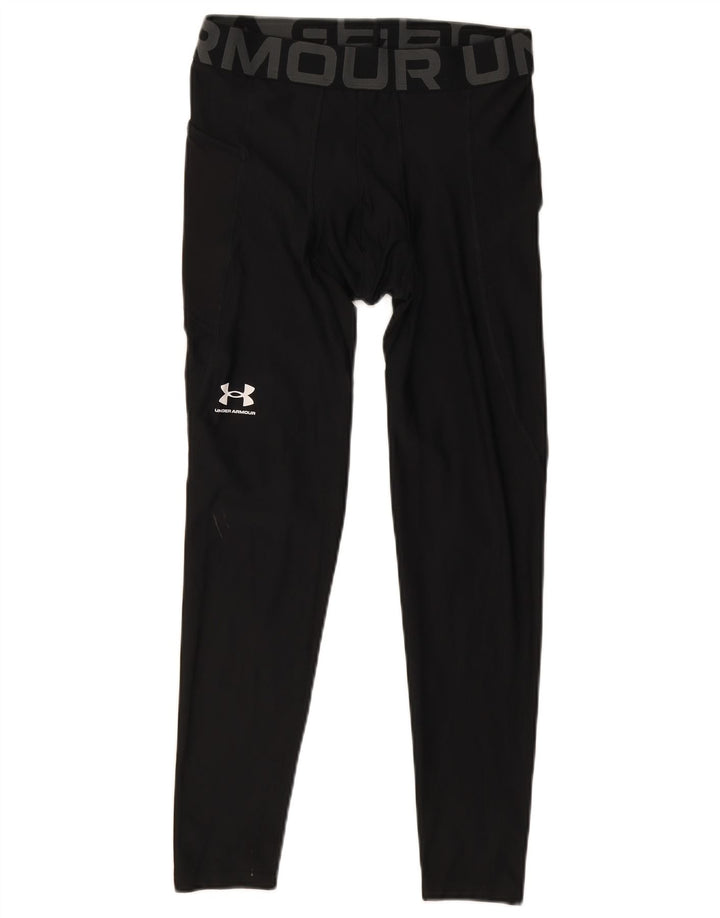 Under Armour Mens Heat Gear Graphic Leggings Large  Black