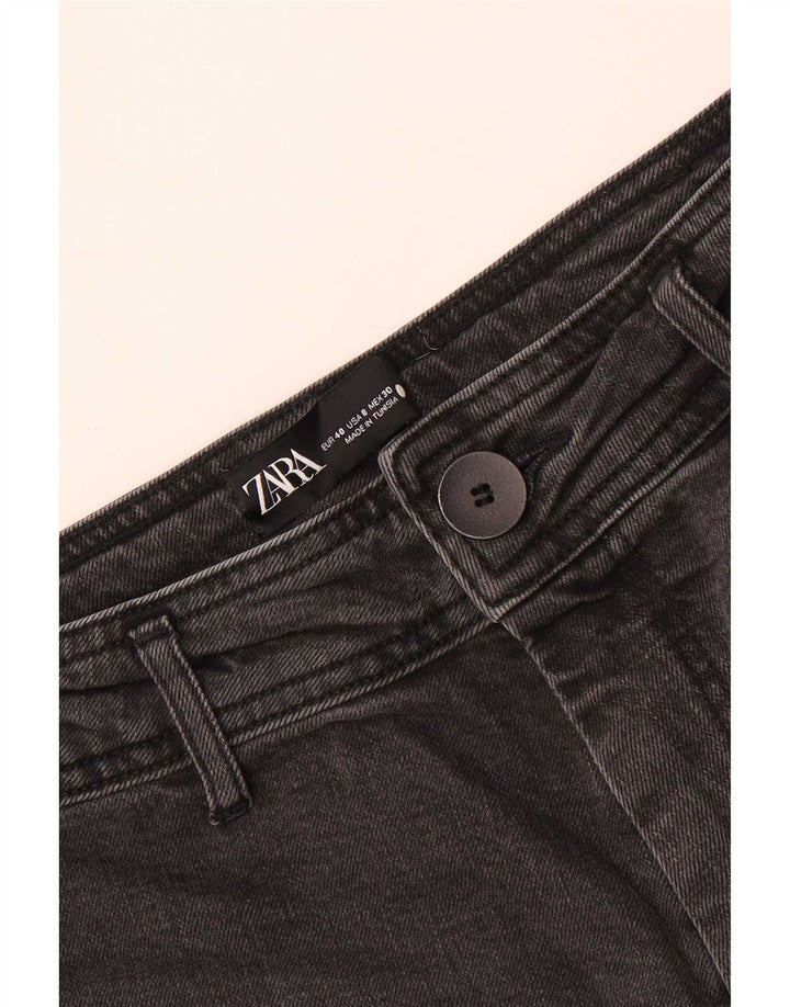 Zara Womens Wide Leg Jeans EU 40 Medium W30 L29 Black