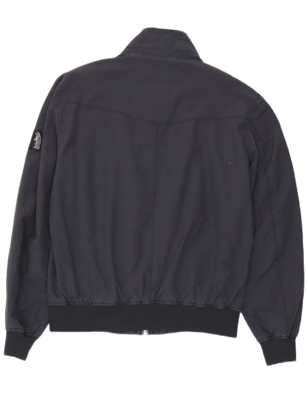 Refrigue Mens Bomber Jacket UK 42 XL Navy Blue Nylon
