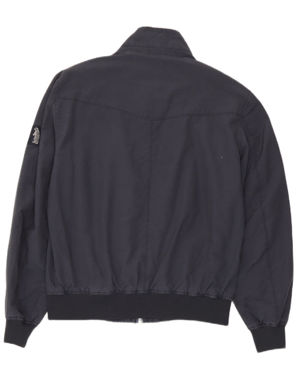 Refrigue Mens Bomber Jacket UK 42 XL Navy Blue Nylon