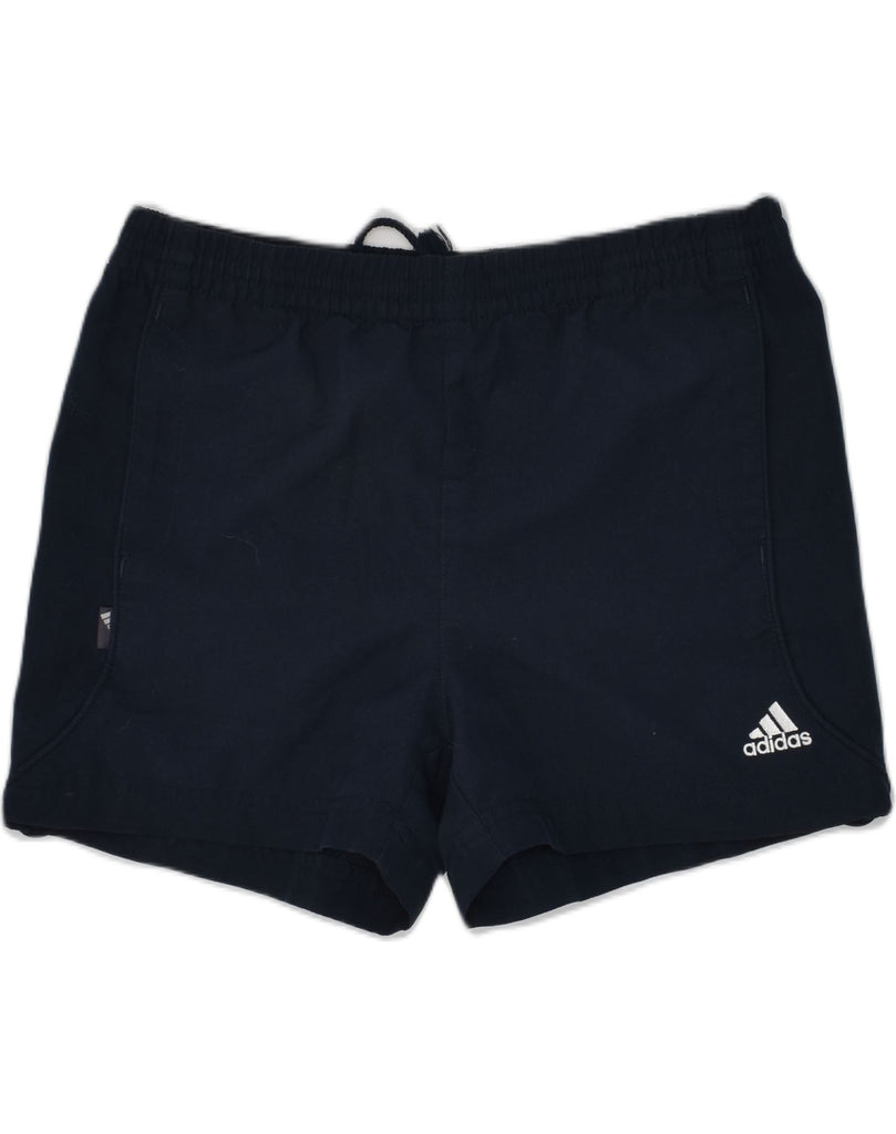 ADIDAS Boys Sport Shorts 7-8 Years Black Polyester | Vintage Adidas | Thrift | Second-Hand Adidas | Used Clothing | Messina Hembry 