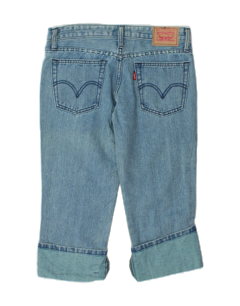 LEVI'S Womens Capri Jeans US 7 Medium W31 L20 Blue Ramie Vintage Levi's and Second-Hand Levi's from Messina Hembry 