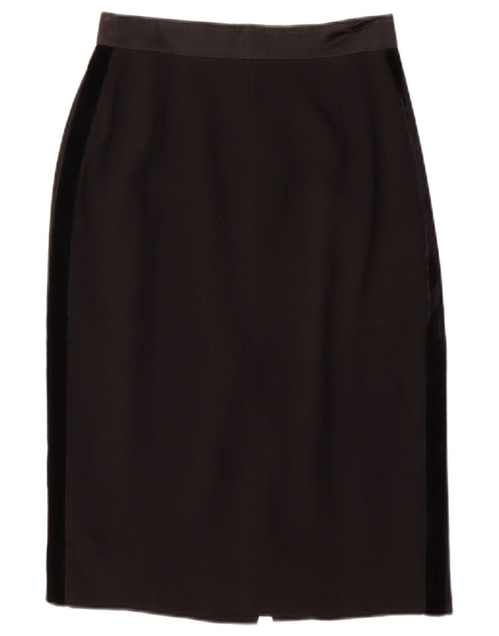 Laurel Womens Pencil Skirt EU 36 Small W26  Black New Wool