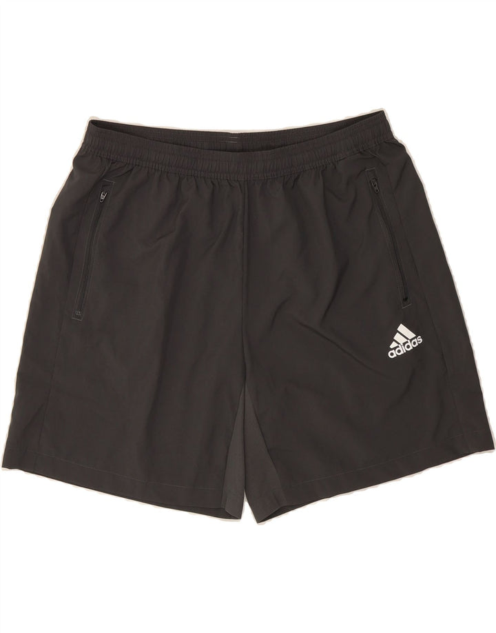 ADIDAS Mens Aeroready Sport Shorts XL Grey Polyester Vintage Adidas and Second-Hand Adidas from Messina Hembry 