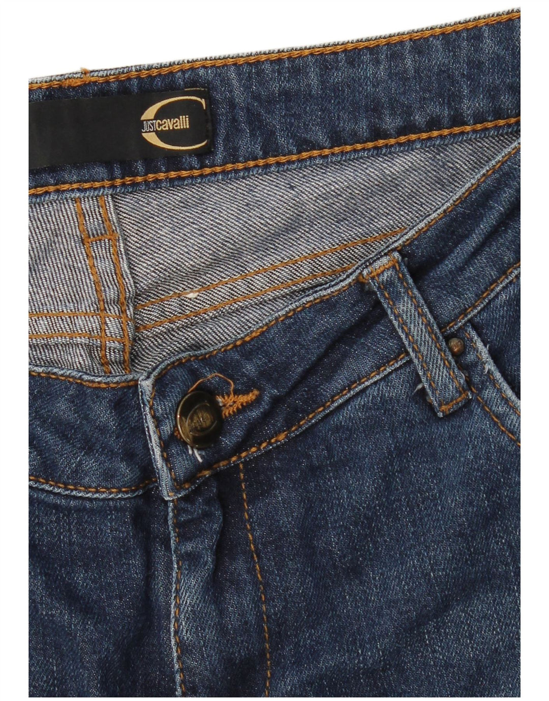 JUST CAVALLI Womens Bootcut Jeans W30 L34 Blue