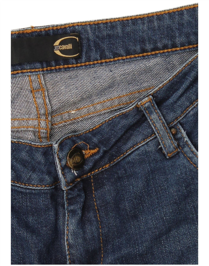 JUST CAVALLI Womens Bootcut Jeans W30 L34 Blue