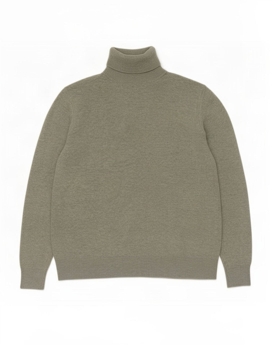 Marks & Spencer Womens Roll Neck Jumper Sweater UK 6 XS Green Polyester