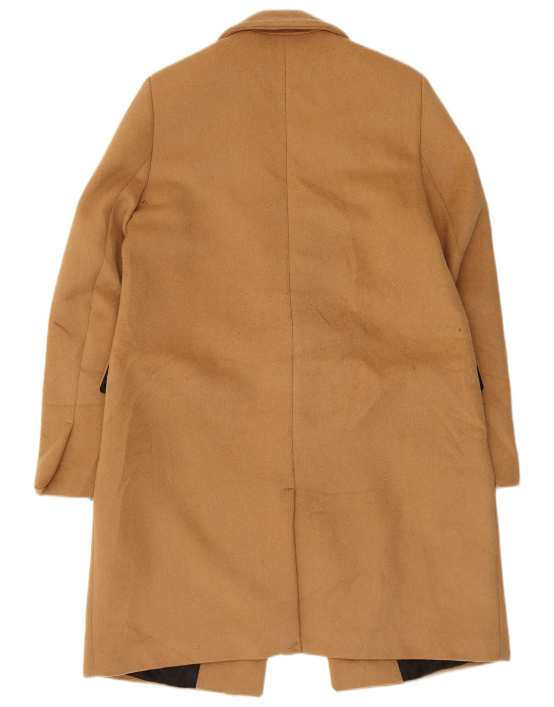 Zara Womens Overcoat UK 14 Medium Beige