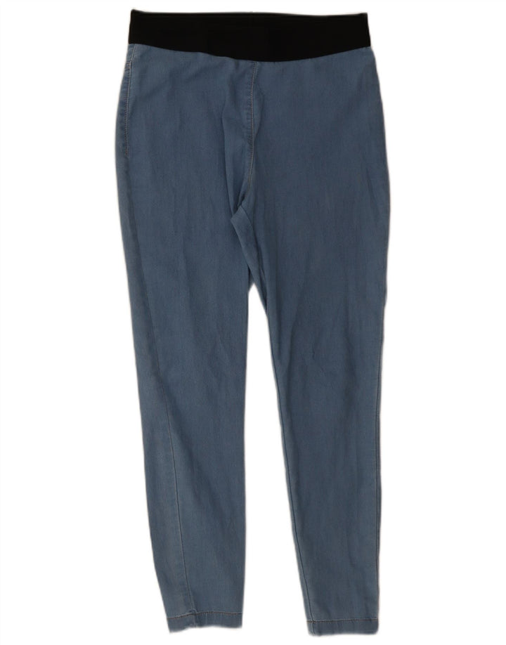 Marks & Spencer Womens Jegging Jeans UK 12 Medium W30 L26 Blue Colourblock