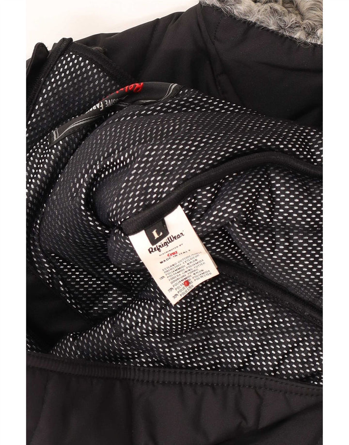 Refrigiwear Womens Windbreaker Jacket UK 14 Large Black Polyamide