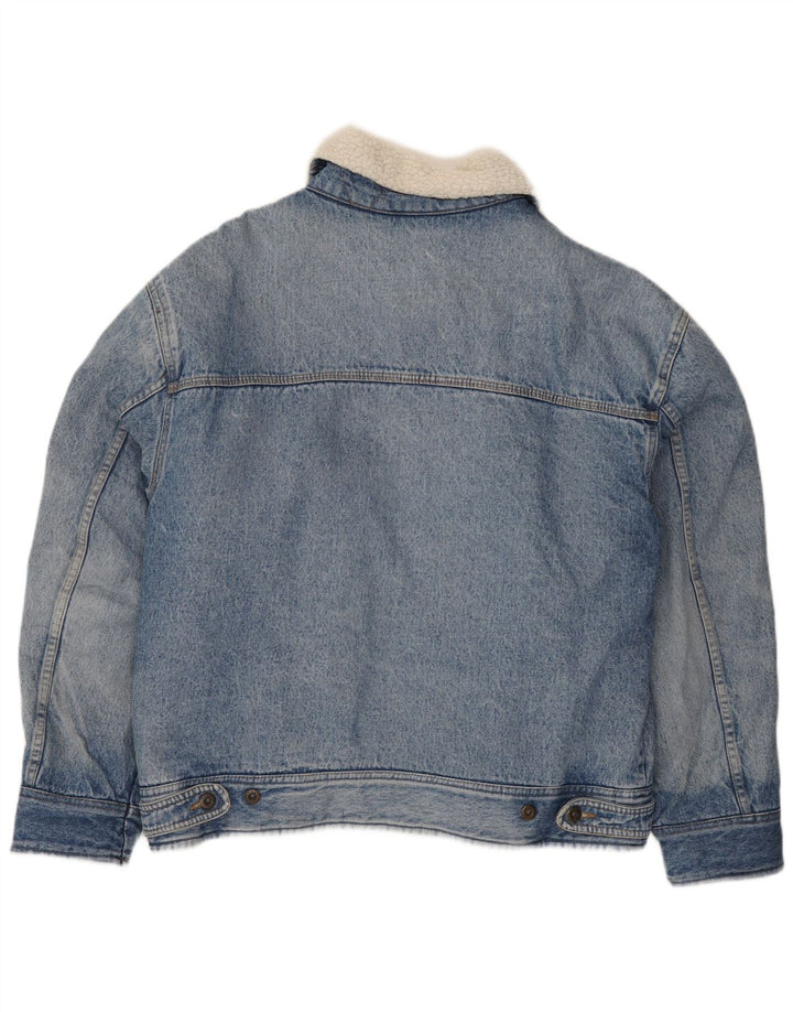 Carrera Mens Sherpa Denim Jacket UK 42 XL Blue