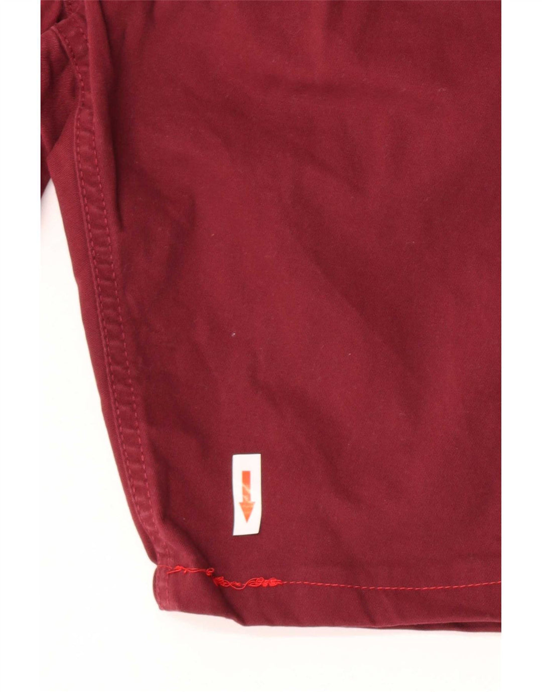Lee Mens Casual Shorts W38 XL Maroon Cotton