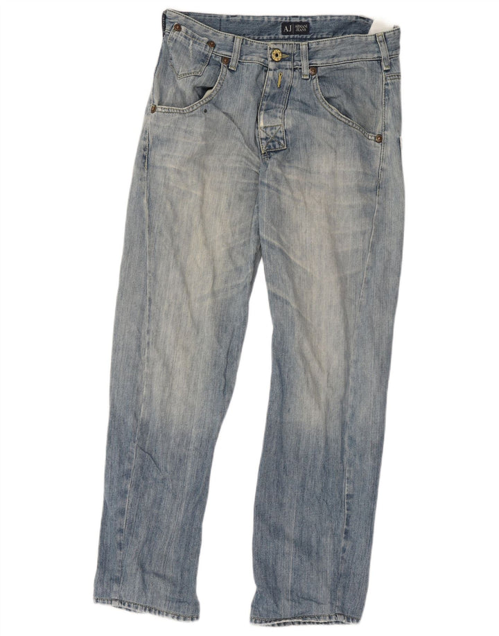Armani Mens Straight Jeans W32 L31 Blue