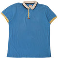 Slam Mens Polo Shirt 3XL Blue Cotton
