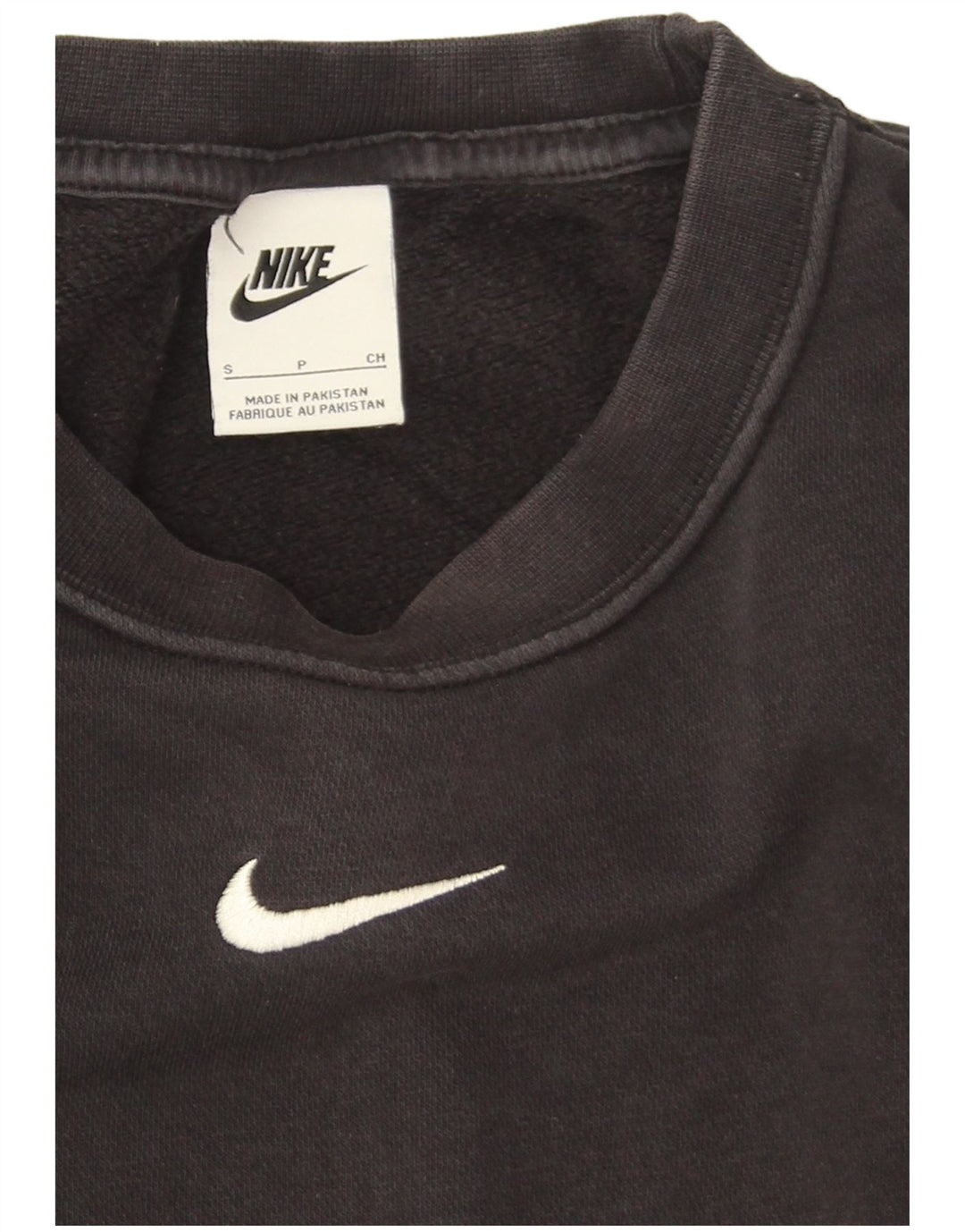 Nike Mens Loose Fit Sweatshirt Jumper Small Black Cotton