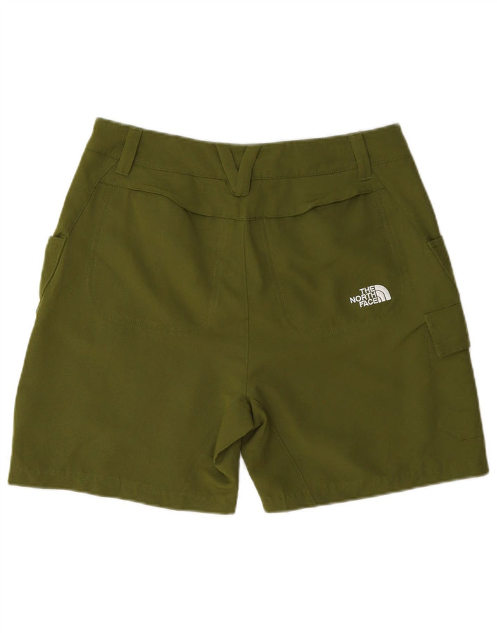 The North Face Womens Cargo Shorts US 6 Medium W30 Green Polyester