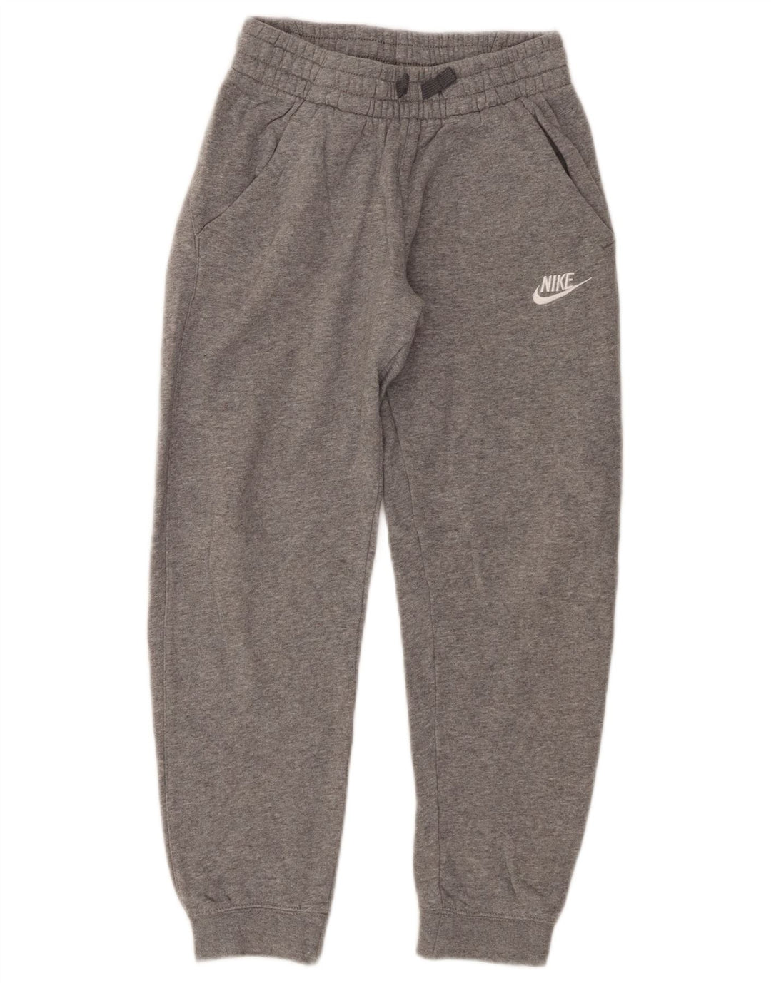 Nike Boys Tracksuit Trousers Joggers 10-11 Years Medium  Grey Cotton