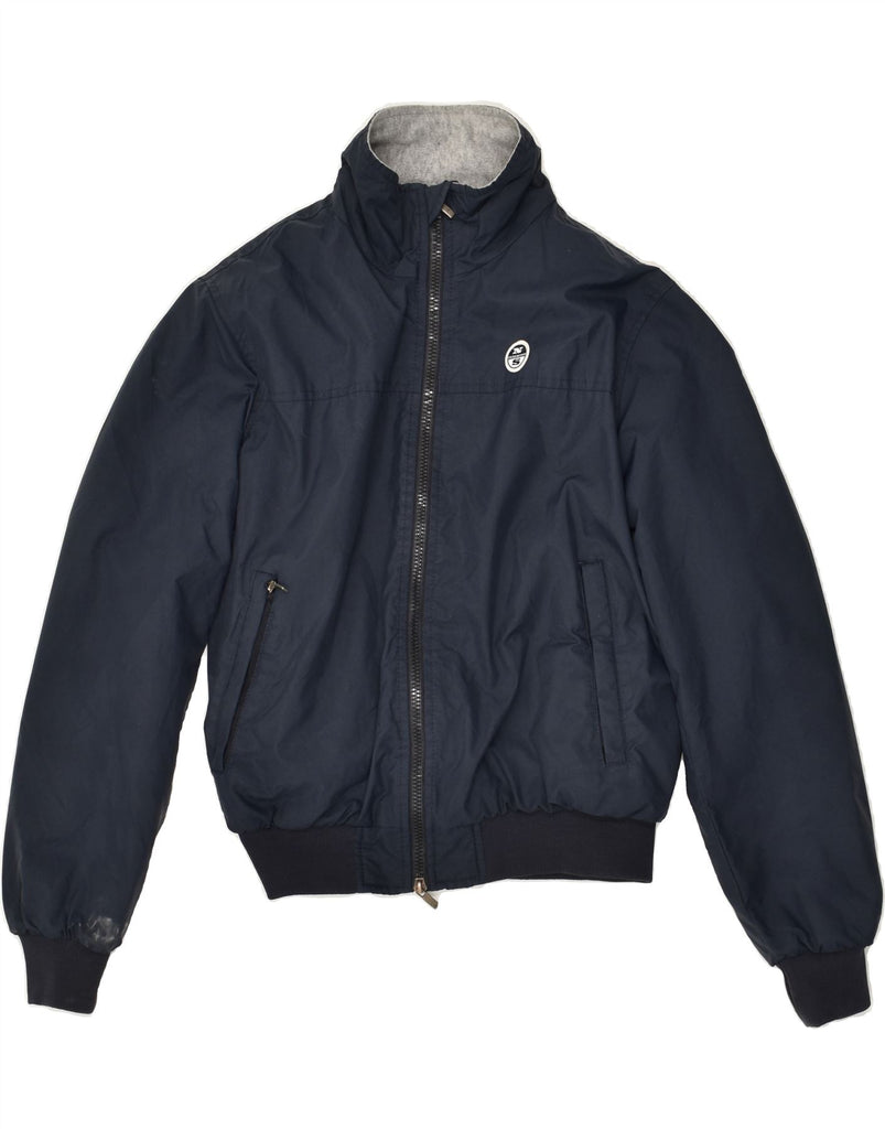 NORTH SAILS Mens Bomber Jacket UK 36 Small Navy Blue Nylon | Vintage North Sails | Thrift | Second-Hand North Sails | Used Clothing | Messina Hembry 