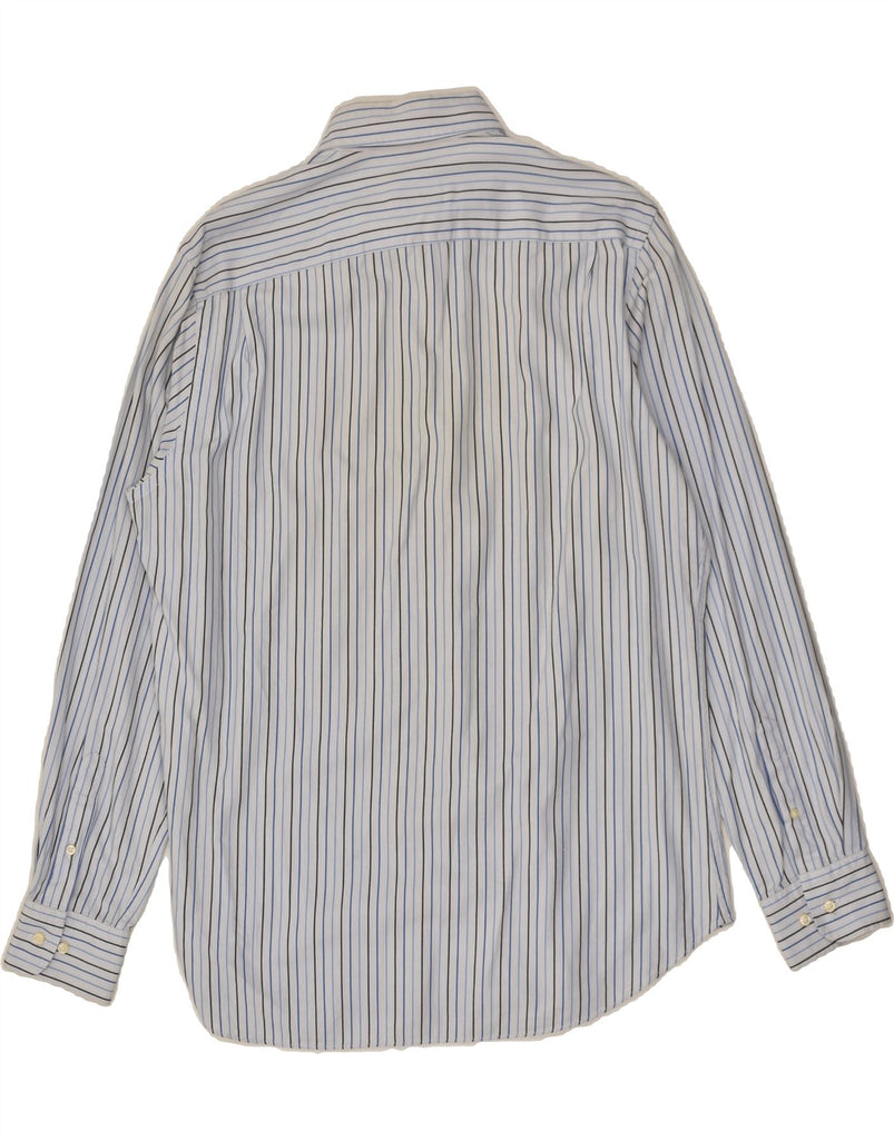 MASSIMO DUTTI Mens Shirt Large Blue Striped Cotton | Vintage Massimo Dutti | Thrift | Second-Hand Massimo Dutti | Used Clothing | Messina Hembry 