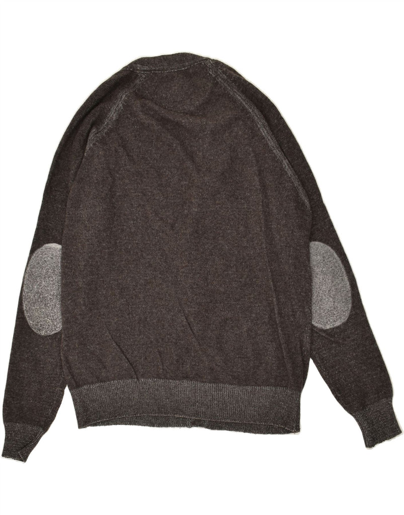 MARLBORO CLASSICS Mens Cardigan Sweater 2XL Brown Flecked Cotton | Vintage Marlboro Classics | Thrift | Second-Hand Marlboro Classics | Used Clothing | Messina Hembry 
