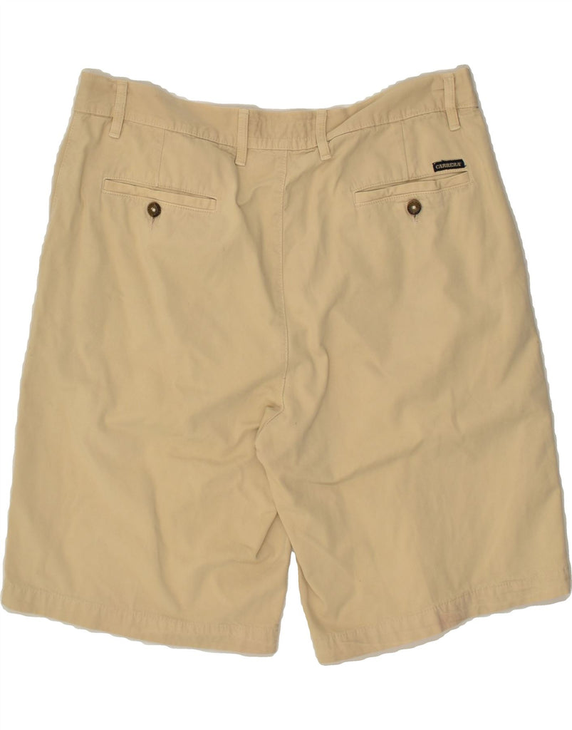 CARRERA Mens Chino Shorts W36 Large  Beige Cotton | Vintage Carrera | Thrift | Second-Hand Carrera | Used Clothing | Messina Hembry 