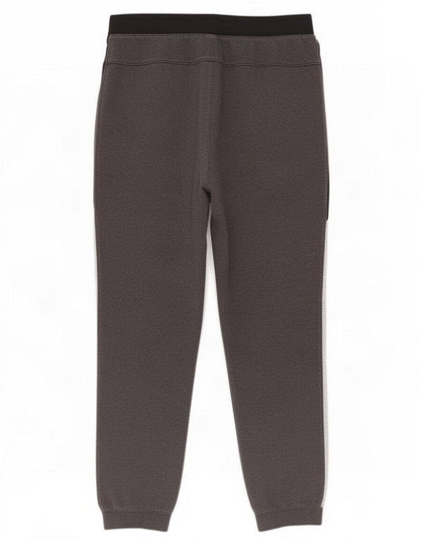 Nike Mens Tracksuit Trousers Joggers Large Grey Colourblock Cotton