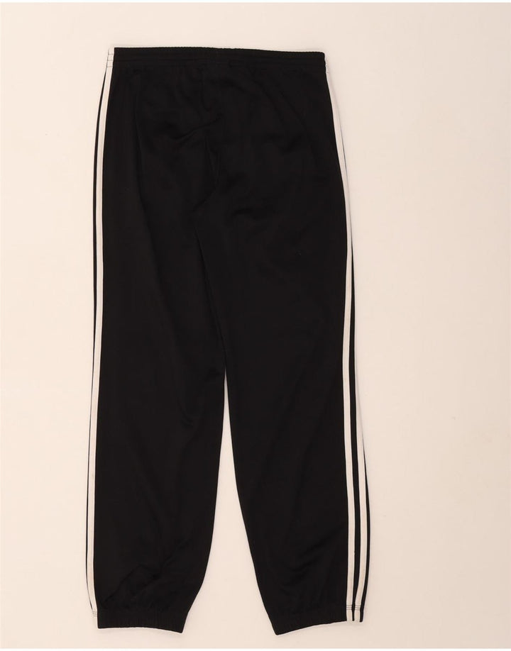 Adidas Boys Tracksuit Trousers Joggers 11-12 Years  Black Polyester