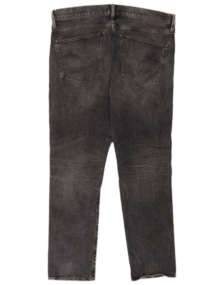 G-Star Mens Regular Tapered Jeans W38 L32 Grey Cotton