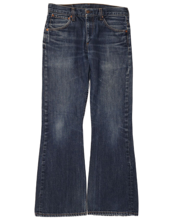 Levi's Womens 516 Flared Jeans W31 L32 Blue Cotton