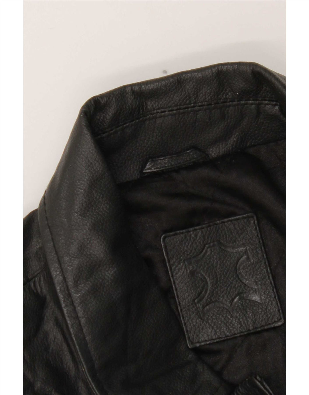 Vintage Mens Leather Jacket UK 40 Large Black