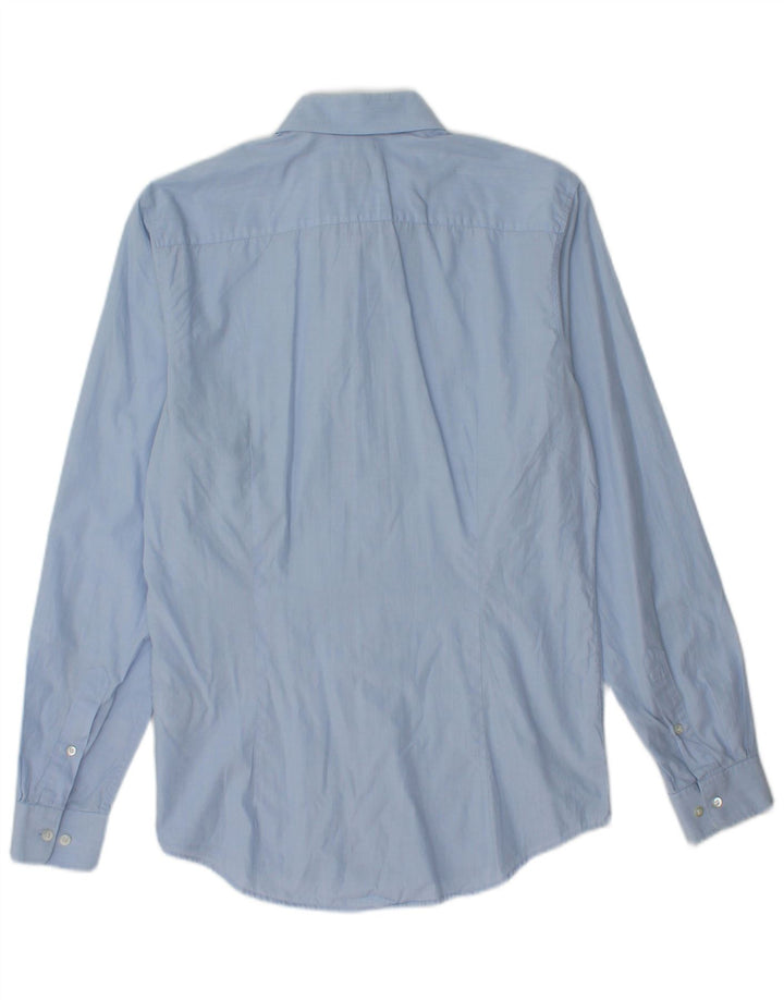 COS Mens Slim Shirt Size 38 Small Blue Cotton