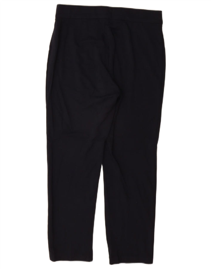 Marks & Spencer Womens Leggings UK 12 Medium Navy Blue Viscose