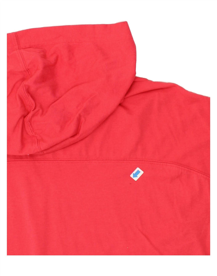 PUMA Womens Hooded Blouse Top UK 16 Large Red Cotton Vintage Puma and Second-Hand Puma from Messina Hembry 