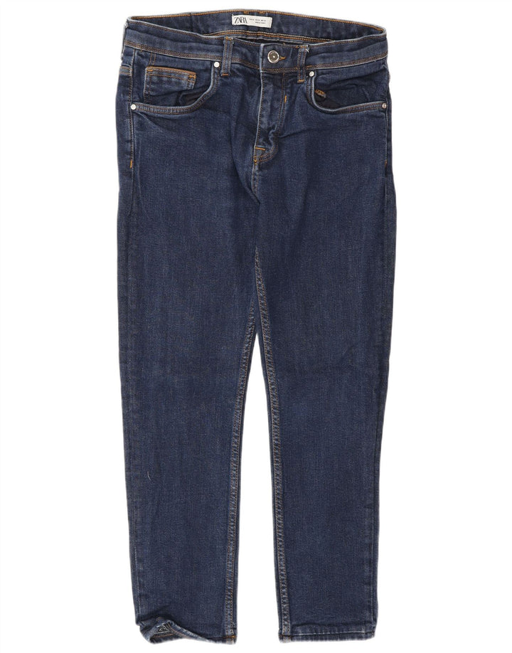 Zara Mens Slim Jeans EU 42 Large W32 L26 Blue
