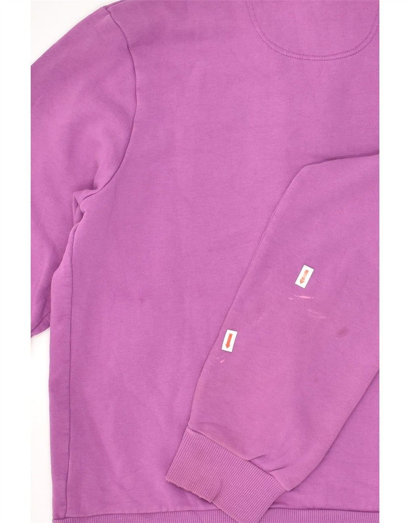 LOTTO Womens Tracksuit Top Jacket UK 14 Medium Purple Cotton | Vintage Lotto | Thrift | Second-Hand Lotto | Used Clothing | Messina Hembry 